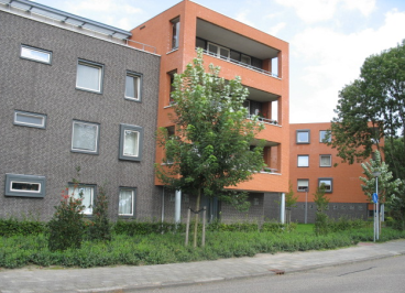 Appartementencomplex aan de Leenhof in Leuken